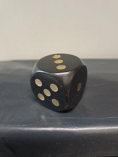 Large Vintage Wooden Dice Decorative Gaming Dice