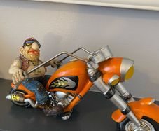 model motorbike biker