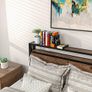 Double Bed Frame with Wood Storage Shelf Headboard,4ft6 Metal Platform Bed Frame Double Bed,Heavy Duty Steel Slat Support,Underbed Storage,Easy Assembly Image 7