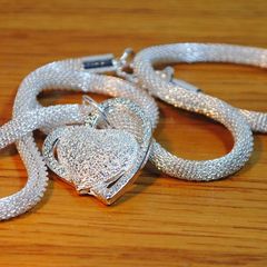 Necklace with Heart Shaped Pendant