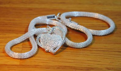 Necklace with Heart Shaped Pendant