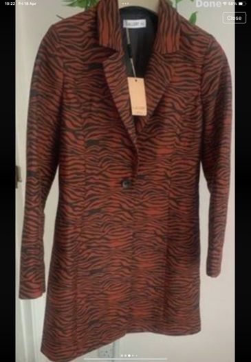 jacket bnwt gallery jacket animal print size 8