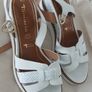 White wedge heel sandals Image 2