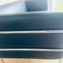 Leather & chrome 2 seater sofa Kebe 1980s Bauhaus Image 10
