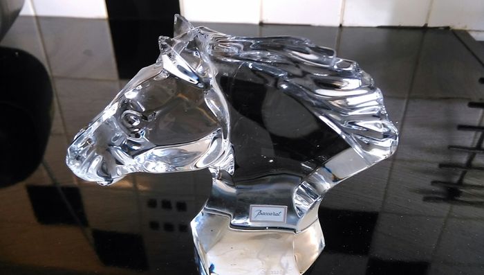Baccarat crystal Horse figurine