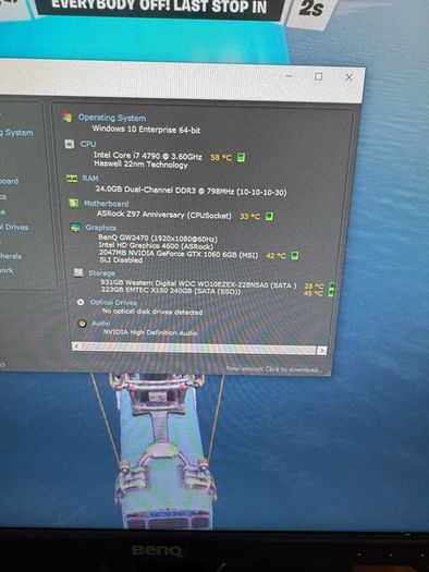 Custom i7 game pc