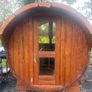 Sauna and cold barrell plunge with step Image 3