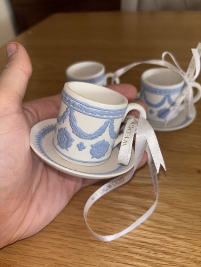Wedgwood Christmas Tree Tea cup Ornament