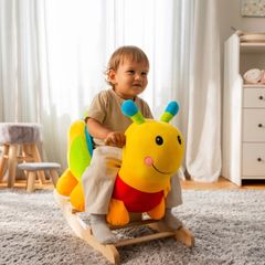 Wooden Baby Rocking Animal Caterpillar