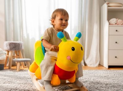 Wooden Baby Rocking Animal Caterpillar