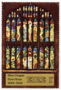 1969 Ireland Contemporary Irish Art: Stained Glass Church Window by Evie Hone Commemorative Stamp Mint Never Hinged (MNH)