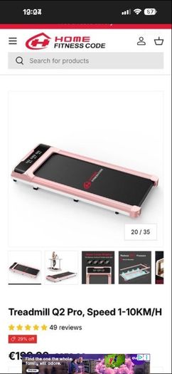 Pink Threadmill
