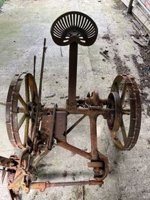 Vintage Pierce Horse-Drawn Finger Bar Mower