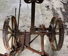 Vintage Pierce Horse-Drawn Finger Bar Mower