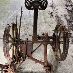 Vintage Pierce Horse-Drawn Finger Bar Mower