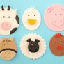 cupcake toppers farm animals ladybugs Image 3