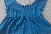 Blue peplum top from Next