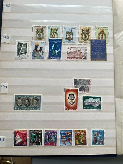 Stamps album LUXEMBURG