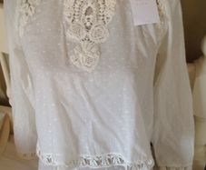Bnwt Zara Cream Top Size S