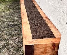 Sleepers Raised Garden Wall Planter