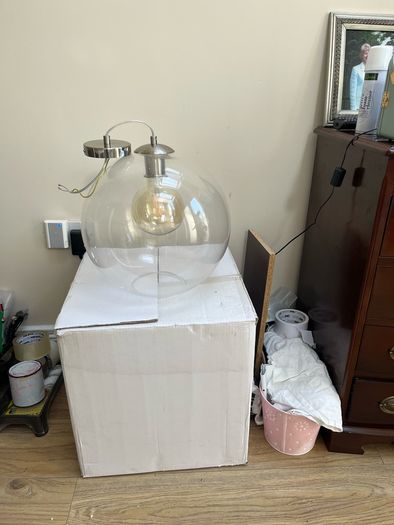 Large Globe Ceiling Light