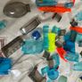 lego various transparent panels and pieces Image 2