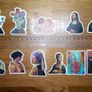 Artist's Famous Paintings Stickers Decals Image 8
