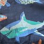 Ocean Animals Soft Toys with 2 sets of double bed sheets that are ocean themed Image 9