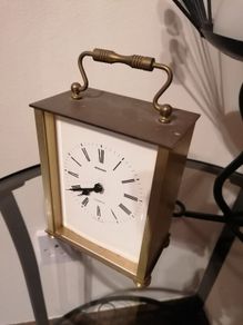 Staiger Quartz Brass Vintage Mantel Clock