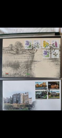 stamps first day covers in anpost albums