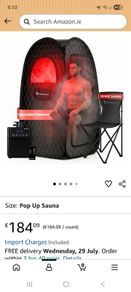 Pop Up Sauna