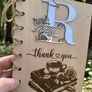 Personalized Wood Teacher Gift Thank You Card Image 5