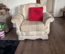 Sofa bed and 2 armchairs