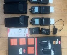 Set of three Hahnel modus 600RT Canon fit