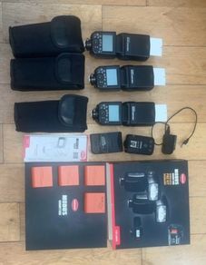Set of three Hahnel modus 600RT Canon fit