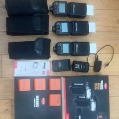 Set of three Hahnel modus 600RT Canon fit