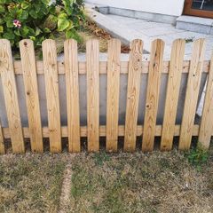 timber fence