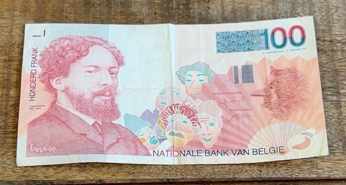 Vintage Belgian 100 Franc Banknotes - Collection of 6