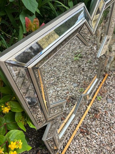 mirror wall hanging . 90 cm square