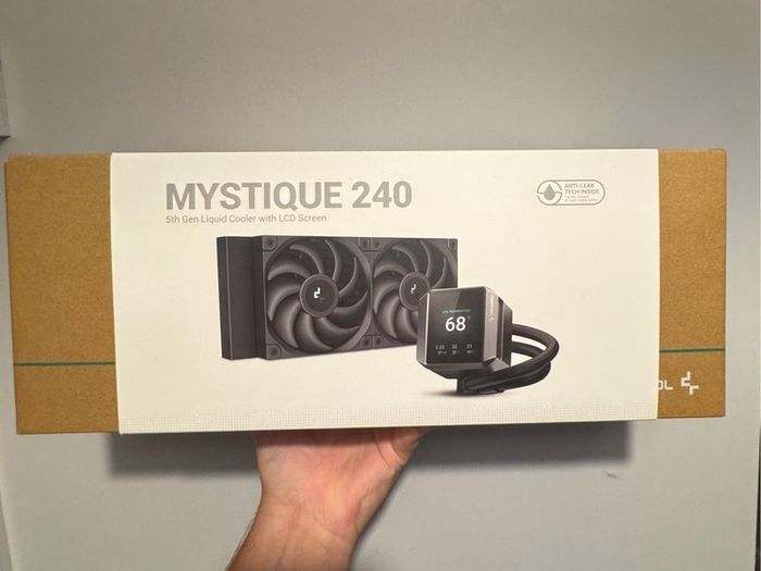 DeepCool Mystique 240 AIO Liquid Cooler with LCD Screen (Like New / Boxed)