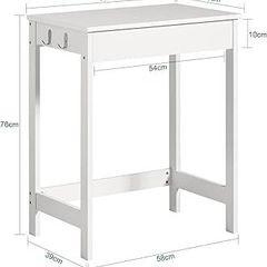 White desk