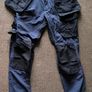 Blaklader work trousers 34R 4 way stretch navy/ black Image 6