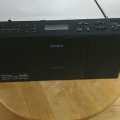 Sony ZS-PE60 Portable CD Player & FM/AM Radio Sound System with USB Playback Black
