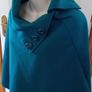 Beautiful Teal Poncho / Pull over Image 3