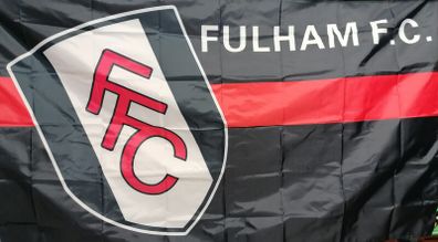 Fulham Football Flag 5ft x 3ft.