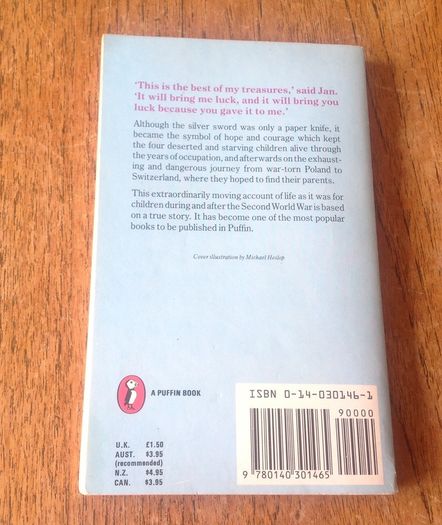 The Silver Sword by Ian Serraillier 1985 Paperback Book