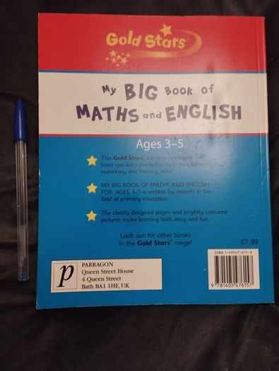 My Big Book of Maths and English |Gold Stars