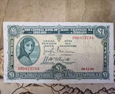 1 Pound Lady Lavery 28/12/50