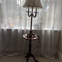 Lamp and table