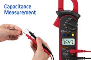 Clamp Multimeter Digital On Meter DC AC Voltmeter Auto Range Ohm Volt Amp Tester